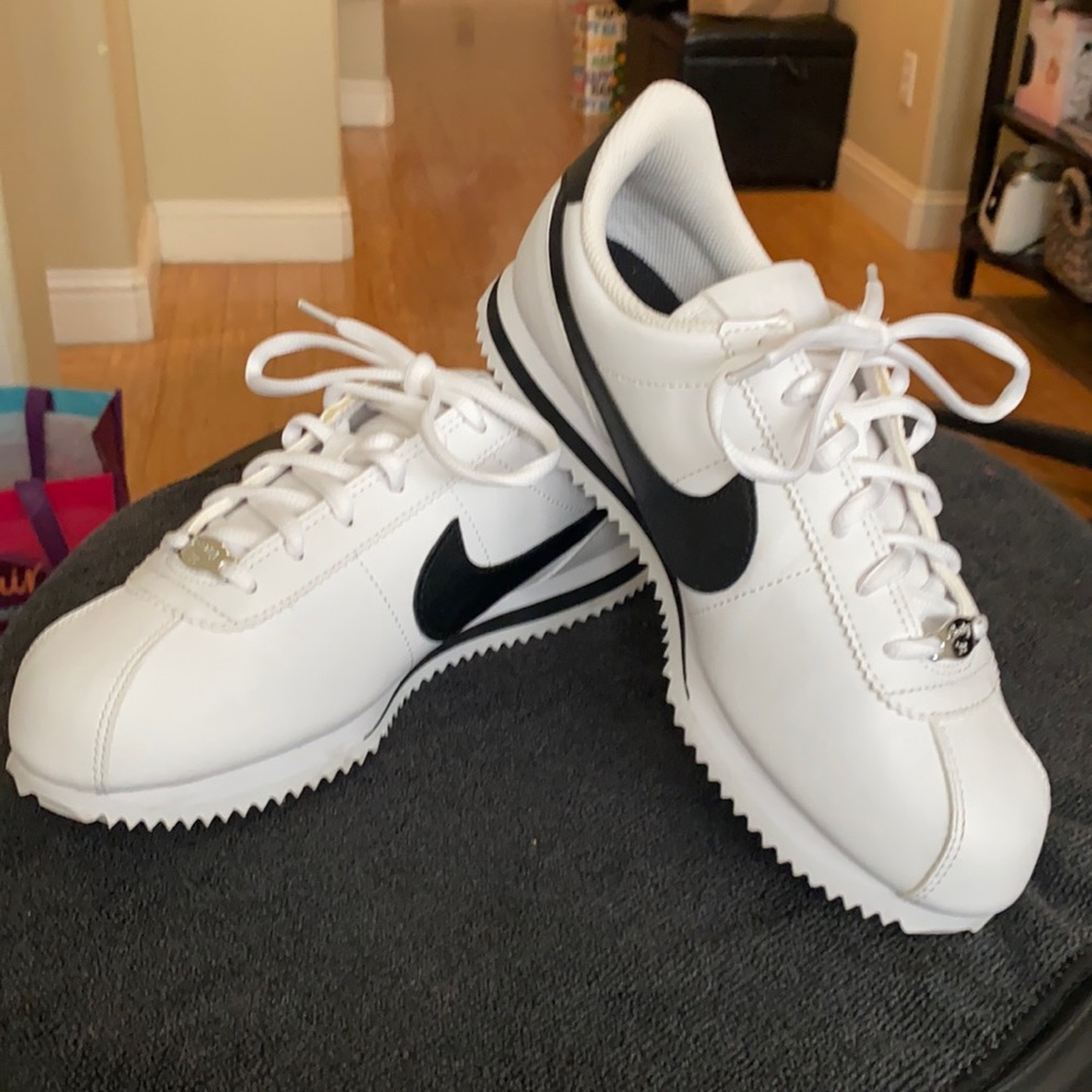 Brand new white/black Nike Cortez shoes never worn